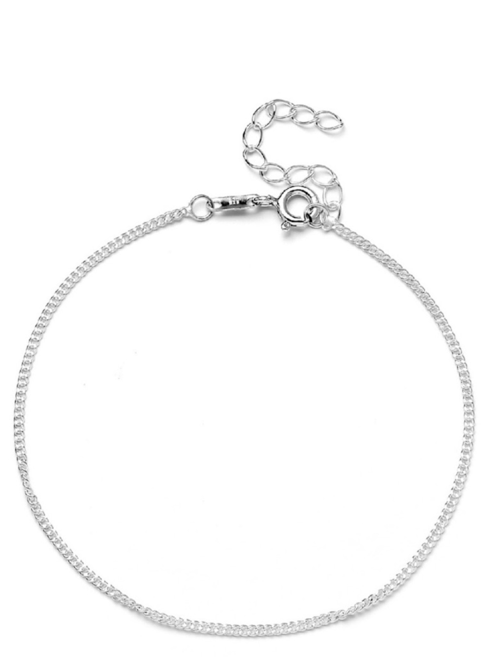 Sterling Silver Curb Bracelet
